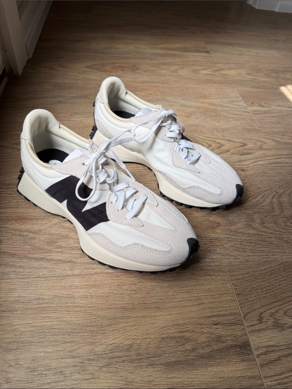 New Balance Women's Cream and Black